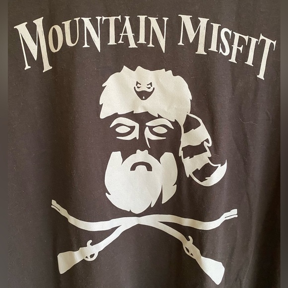 Mountain Misfit 2XL Men's lightweight T-shirt.New! Poly cotton blend. Black/gray - Picture 4 of 10